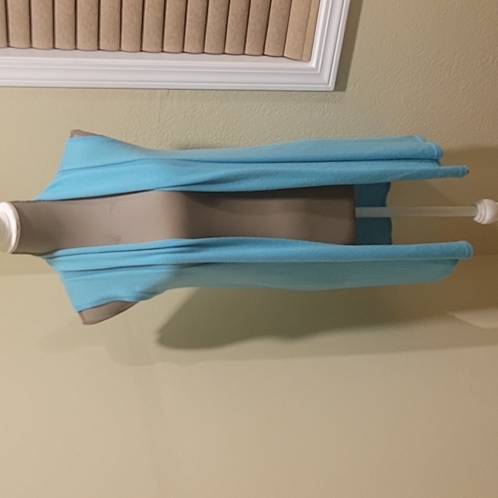 Turquoise cashmere vest